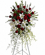 Lily and Rose Tribute Spray Lily and Rose Tribute Spray
